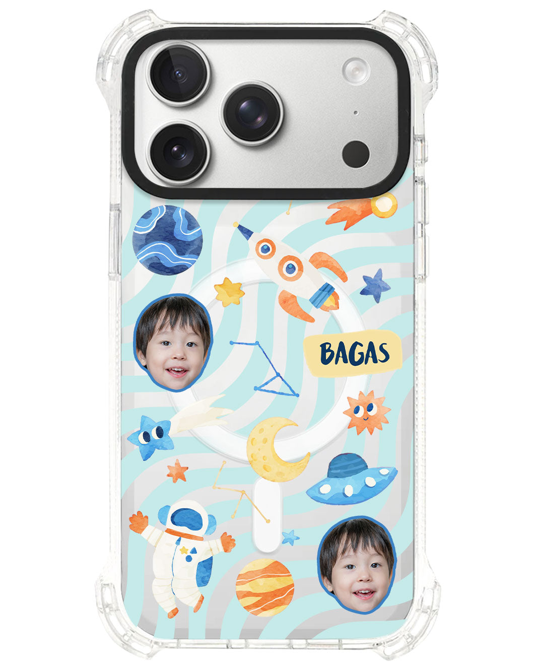 iPhone Rearguard UltimateS⁴ - Face Grid Astronaut