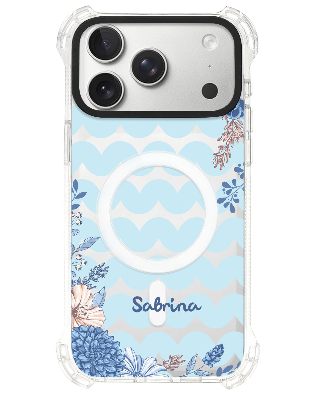 iPhone Rearguard UltimateS⁴ - Blue Florals