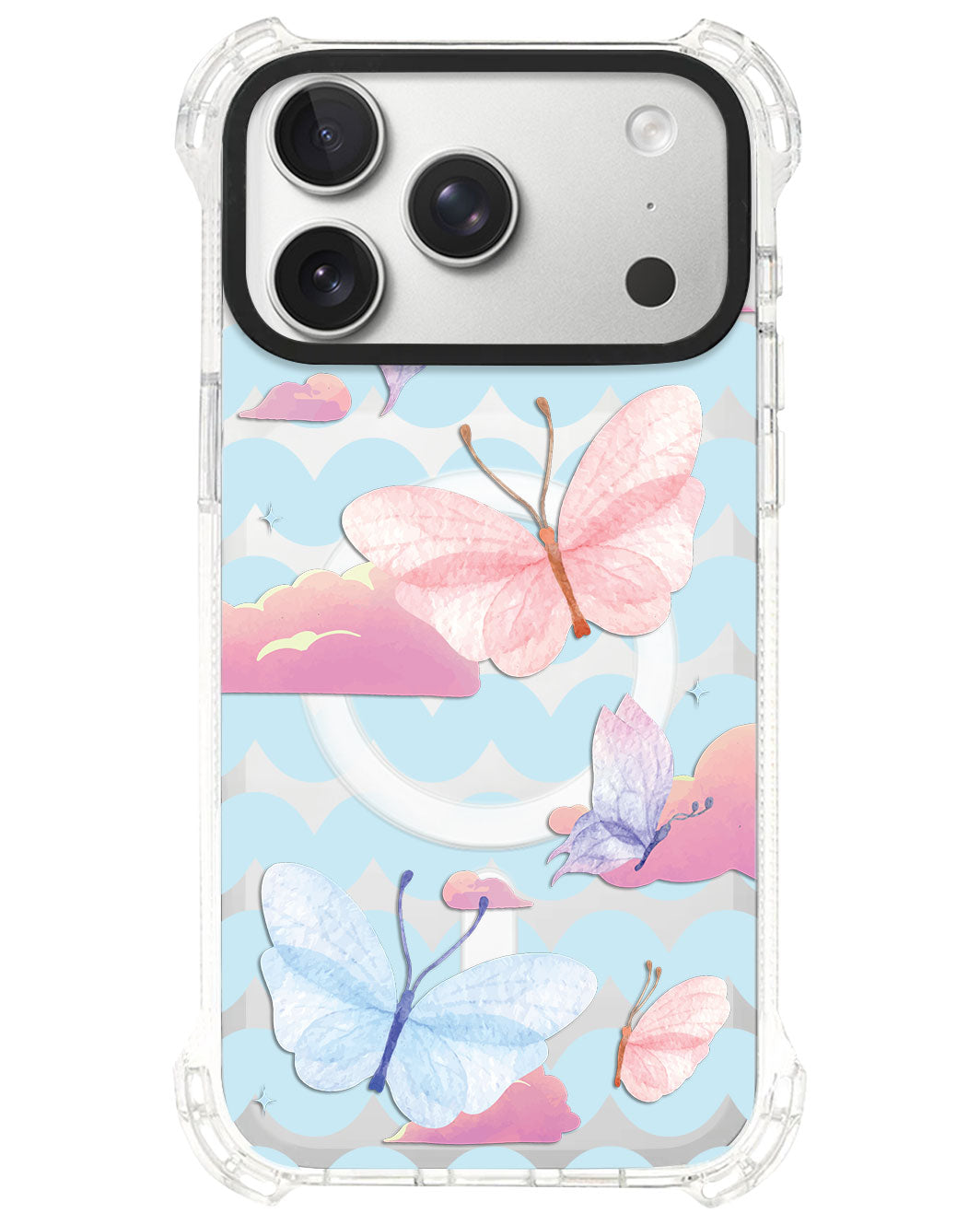iPhone Rearguard UltimateS⁴ - Butterfly & Clouds