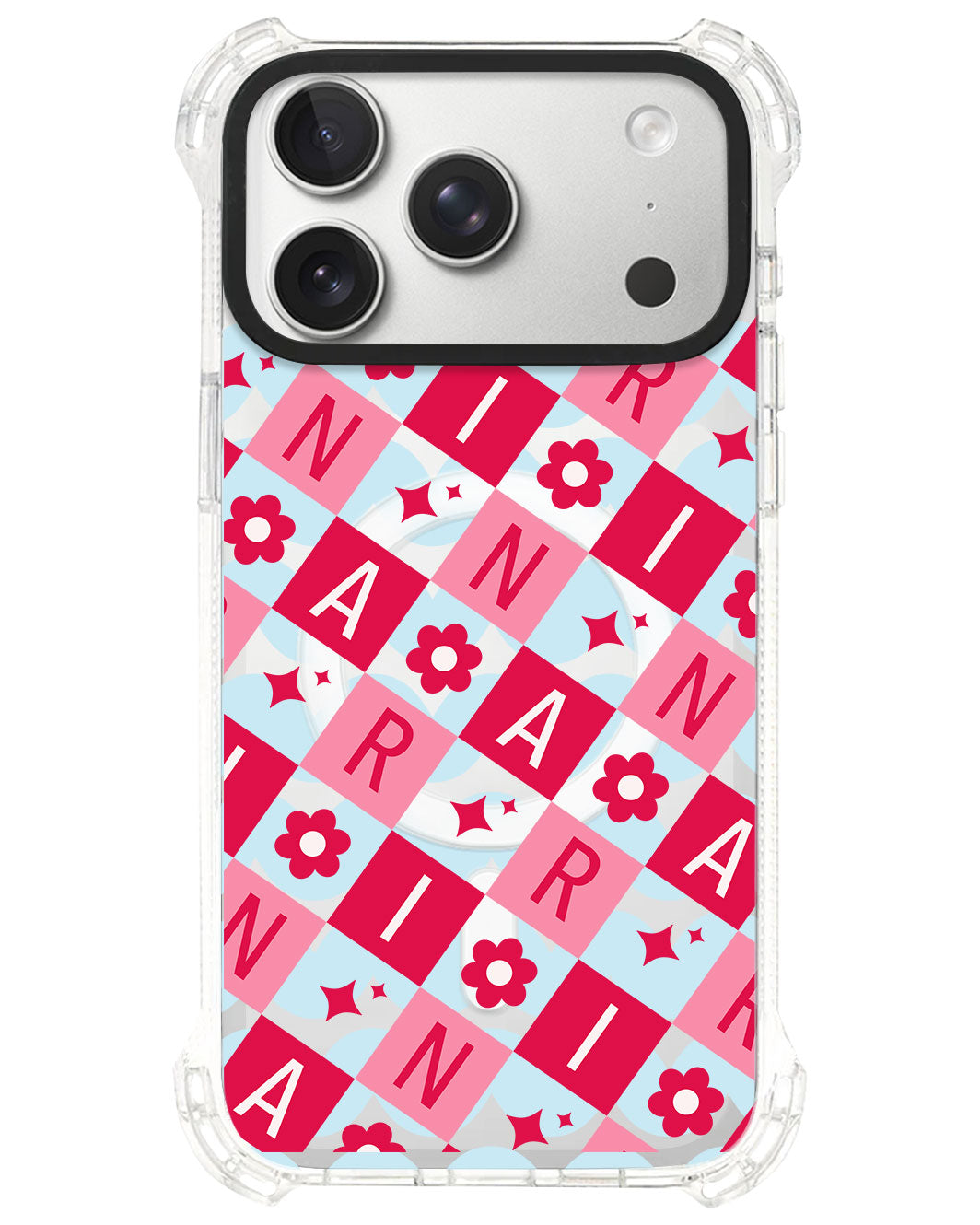iPhone Rearguard UltimateS⁴ - CUSTOM MONOGRAM 3.0 Flower Grid 1.0