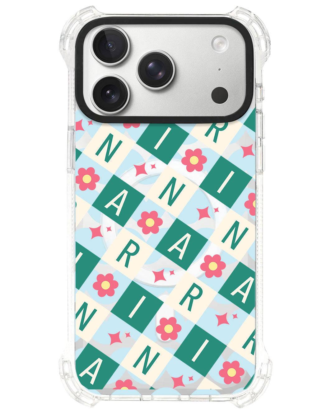 iPhone Rearguard UltimateS⁴ - CUSTOM MONOGRAM 3.0 Flower Grid 4.0