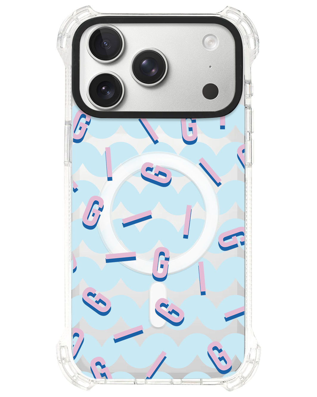 iPhone Rearguard UltimateS⁴ - CUSTOM MONOGRAM 1.0 Cotton Candy