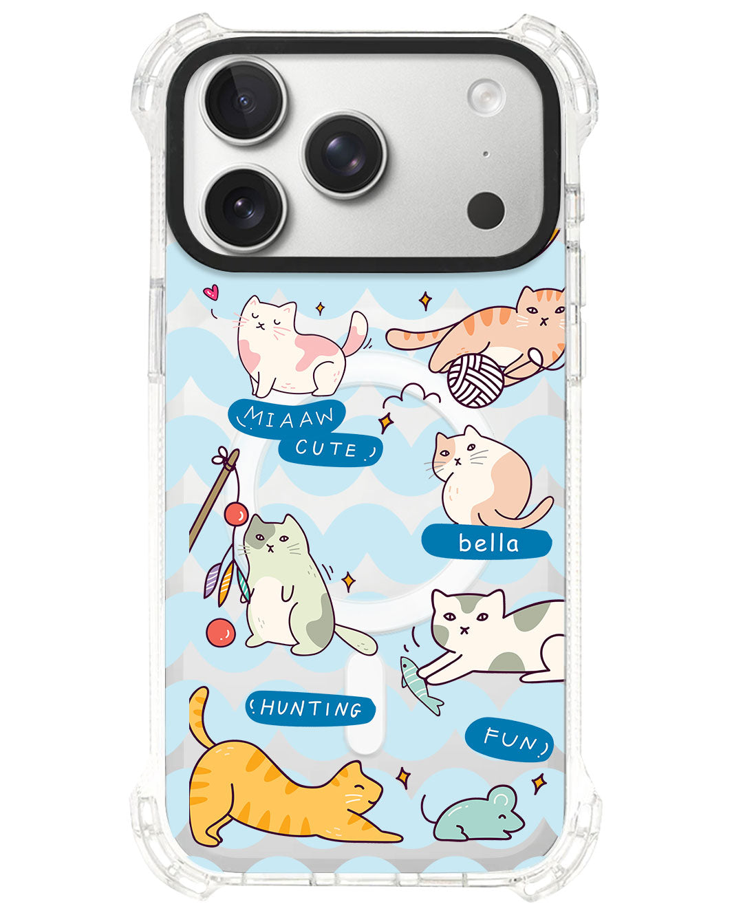 iPhone Rearguard UltimateS⁴ - Playful Cat 2.0