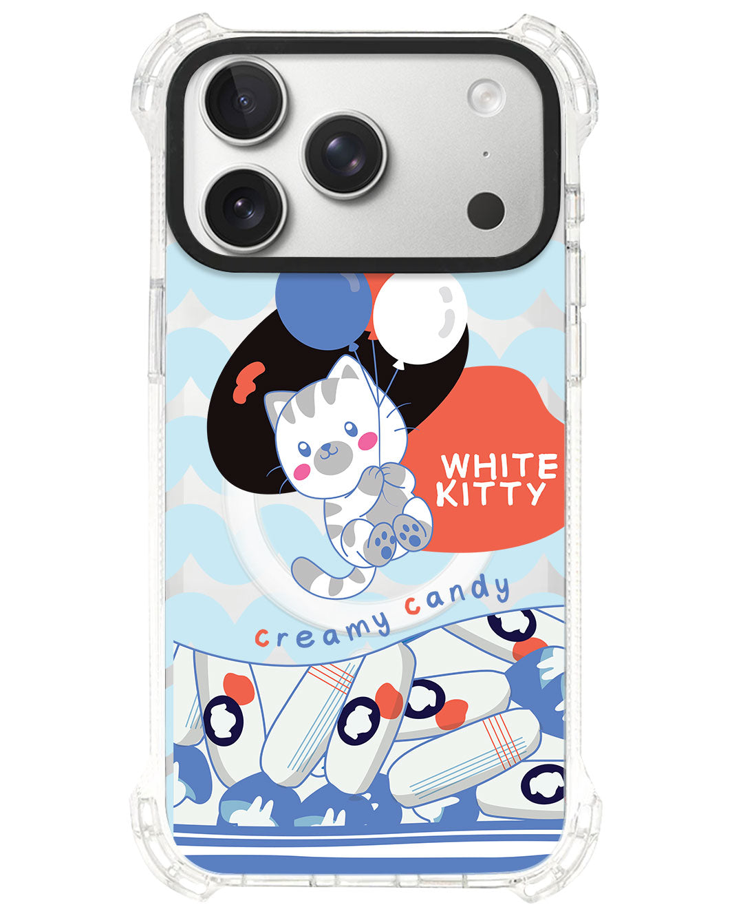 iPhone Rearguard UltimateS⁴ - White Kitty