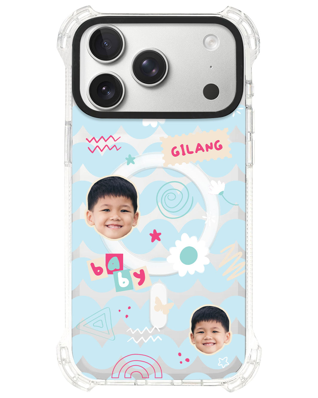 iPhone Rearguard UltimateS⁴ - Face Grid Abstract