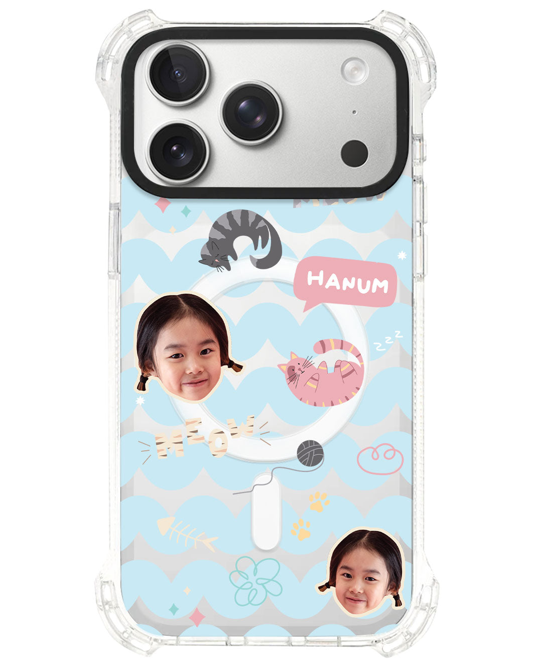 iPhone Rearguard UltimateS⁴ - Face Grid Kitty