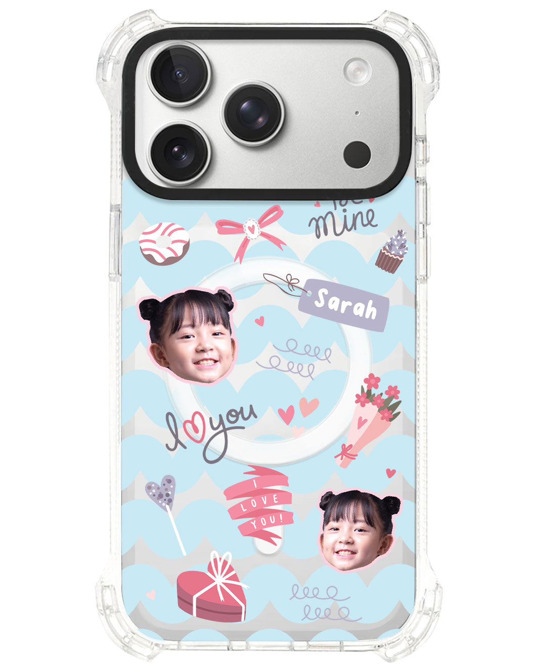 iPhone Rearguard UltimateS⁴ - Face Grid Lovely