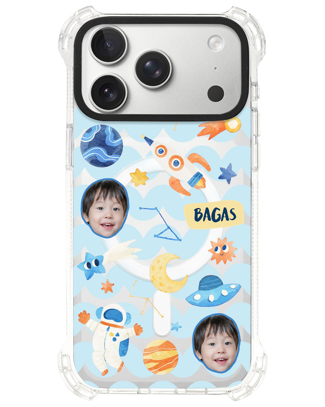 iPhone Rearguard UltimateS⁴ - Face Grid Astronaut