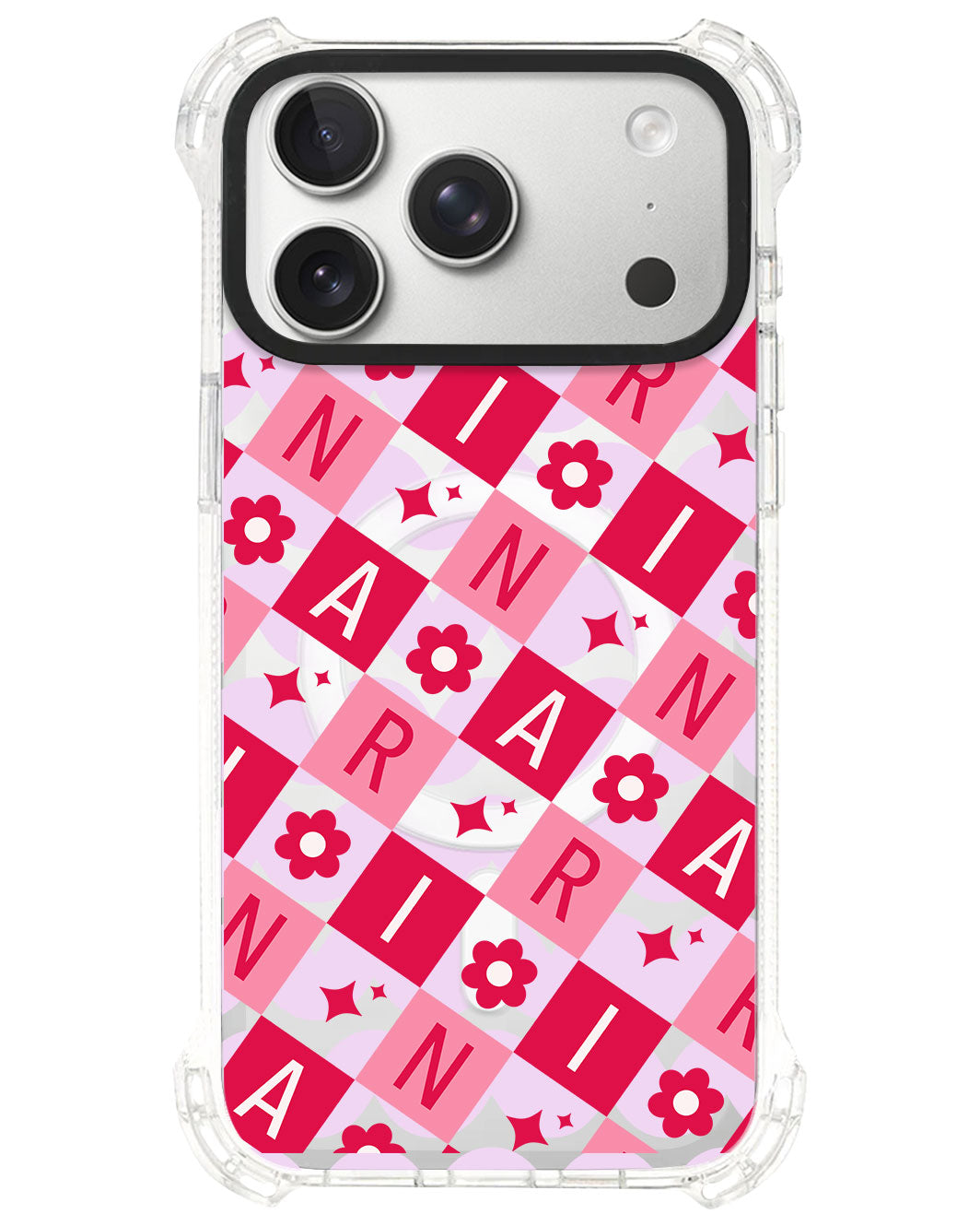 iPhone Rearguard UltimateS⁴ - CUSTOM MONOGRAM 3.0 Flower Grid 1.0