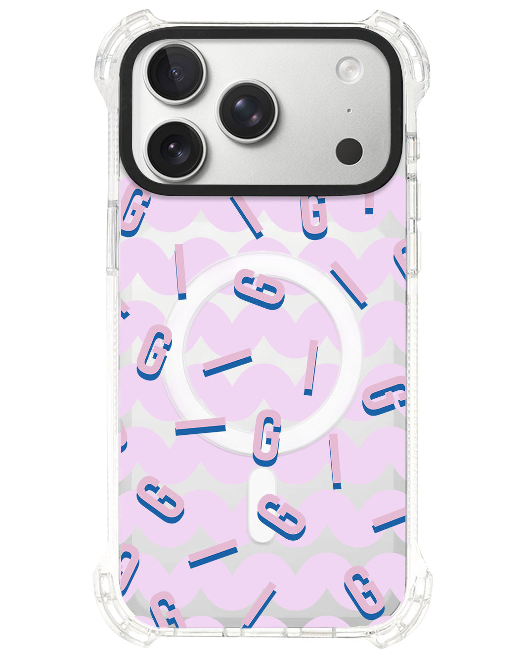 iPhone Rearguard UltimateS⁴ - CUSTOM MONOGRAM 1.0 Cotton Candy