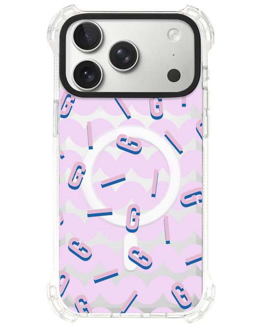 iPhone Rearguard UltimateS⁴ - CUSTOM MONOGRAM 1.0 Cotton Candy