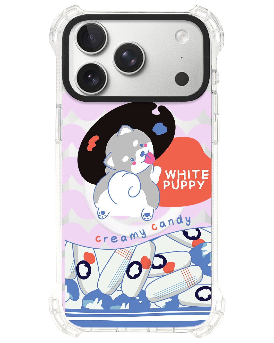 iPhone Rearguard UltimateS⁴ - White Puppy