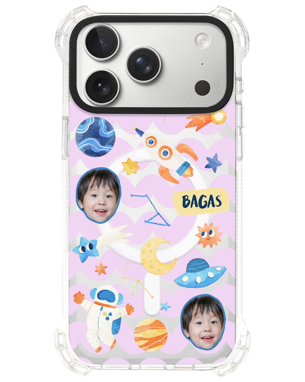 iPhone Rearguard UltimateS⁴ - Face Grid Astronaut