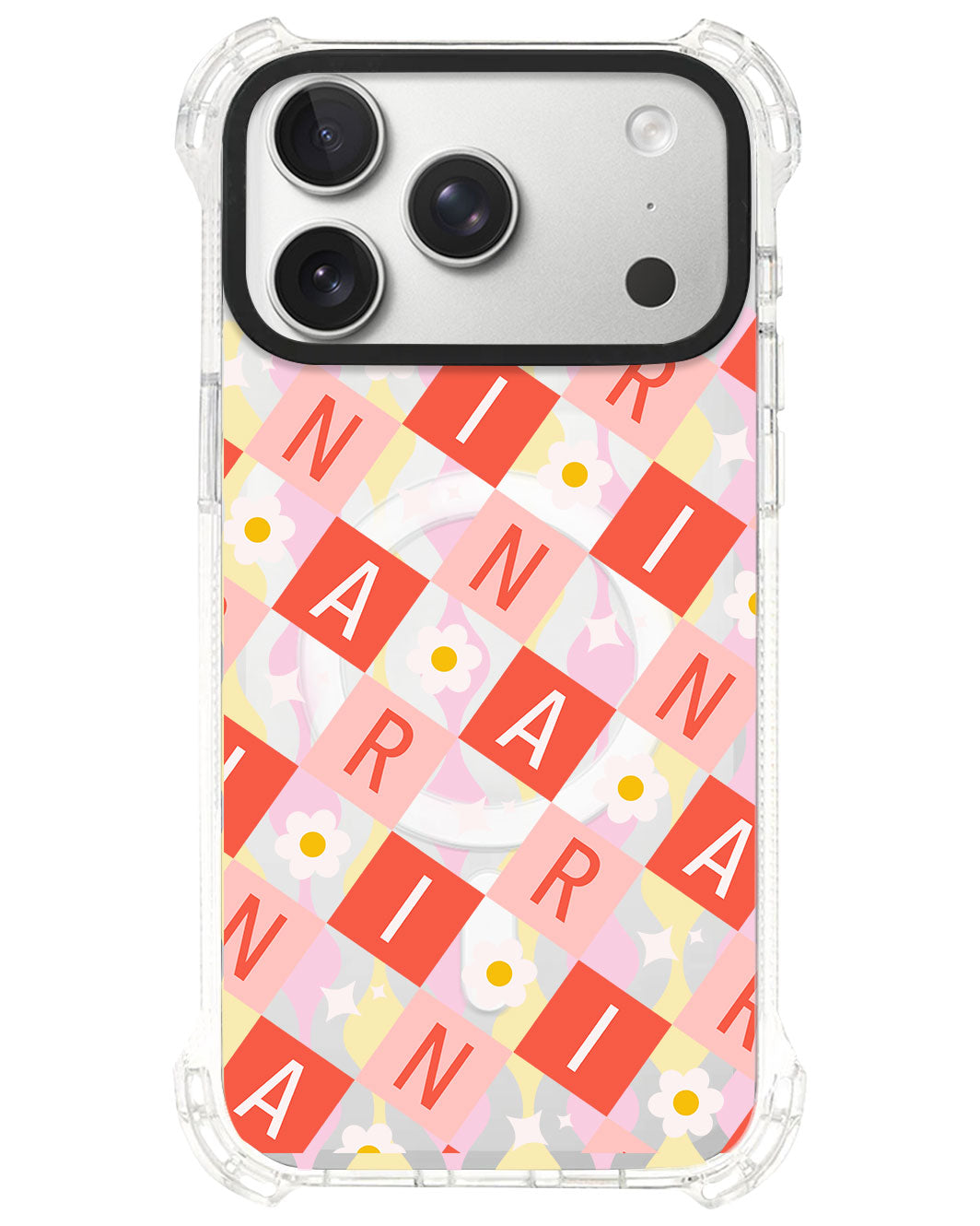 iPhone Rearguard UltimateS⁴ - CUSTOM MONOGRAM 3.0 Flower Grid 2.0