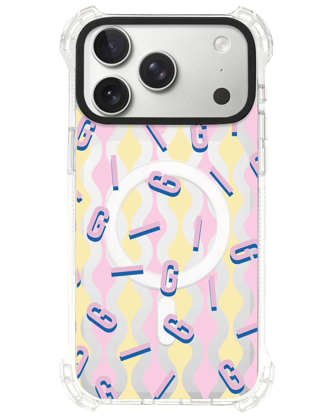 iPhone Rearguard UltimateS⁴ - CUSTOM MONOGRAM 1.0 Cotton Candy