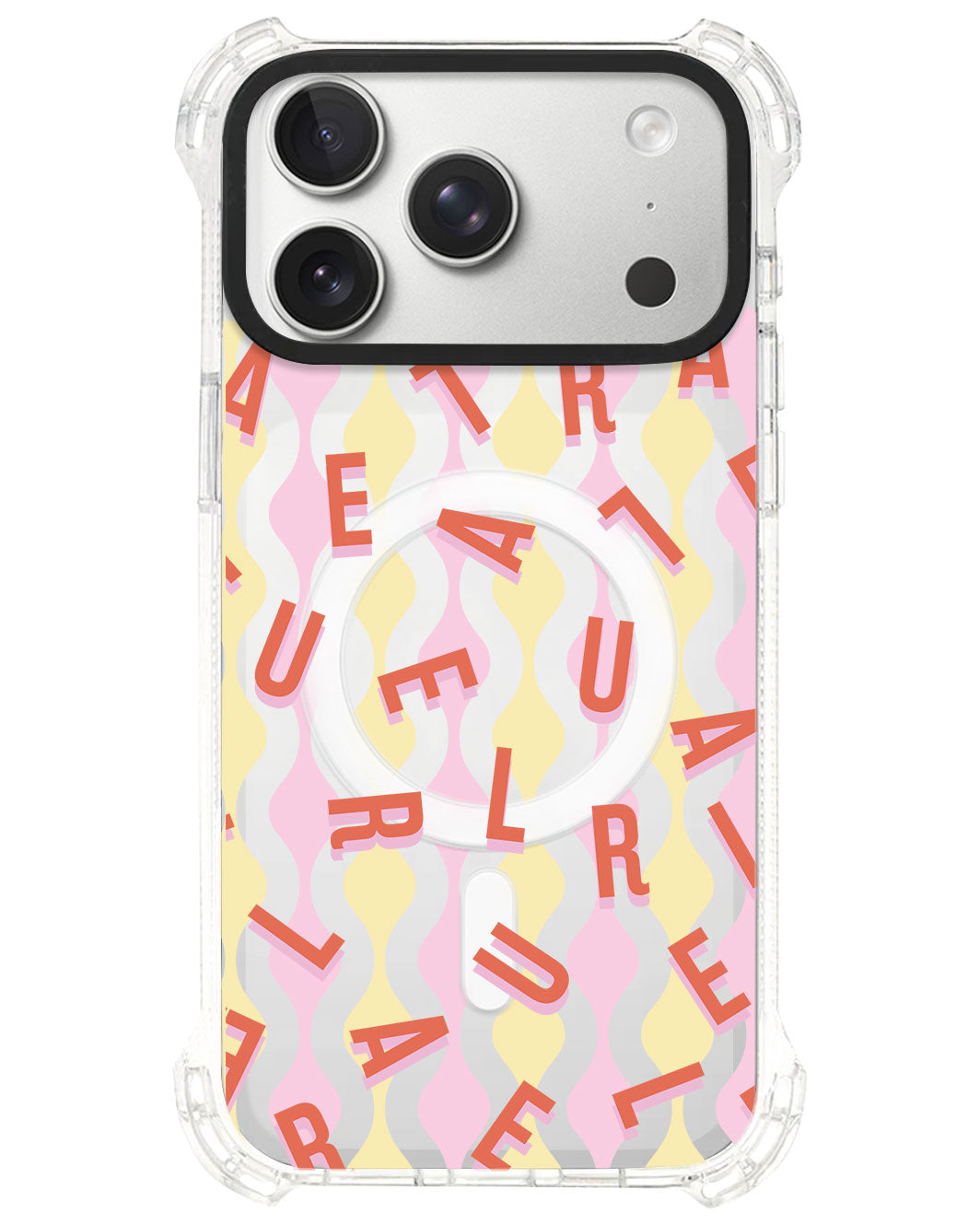 iPhone Rearguard UltimateS⁴ - CUSTOM MONOGRAM 1.0 Coral