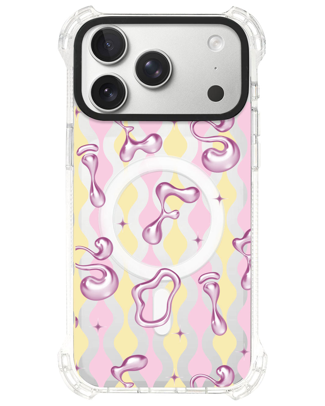 iPhone Rearguard UltimateS⁴ - Pink Chrome Monogram
