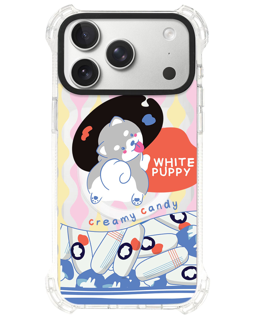 iPhone Rearguard UltimateS⁴ - White Puppy