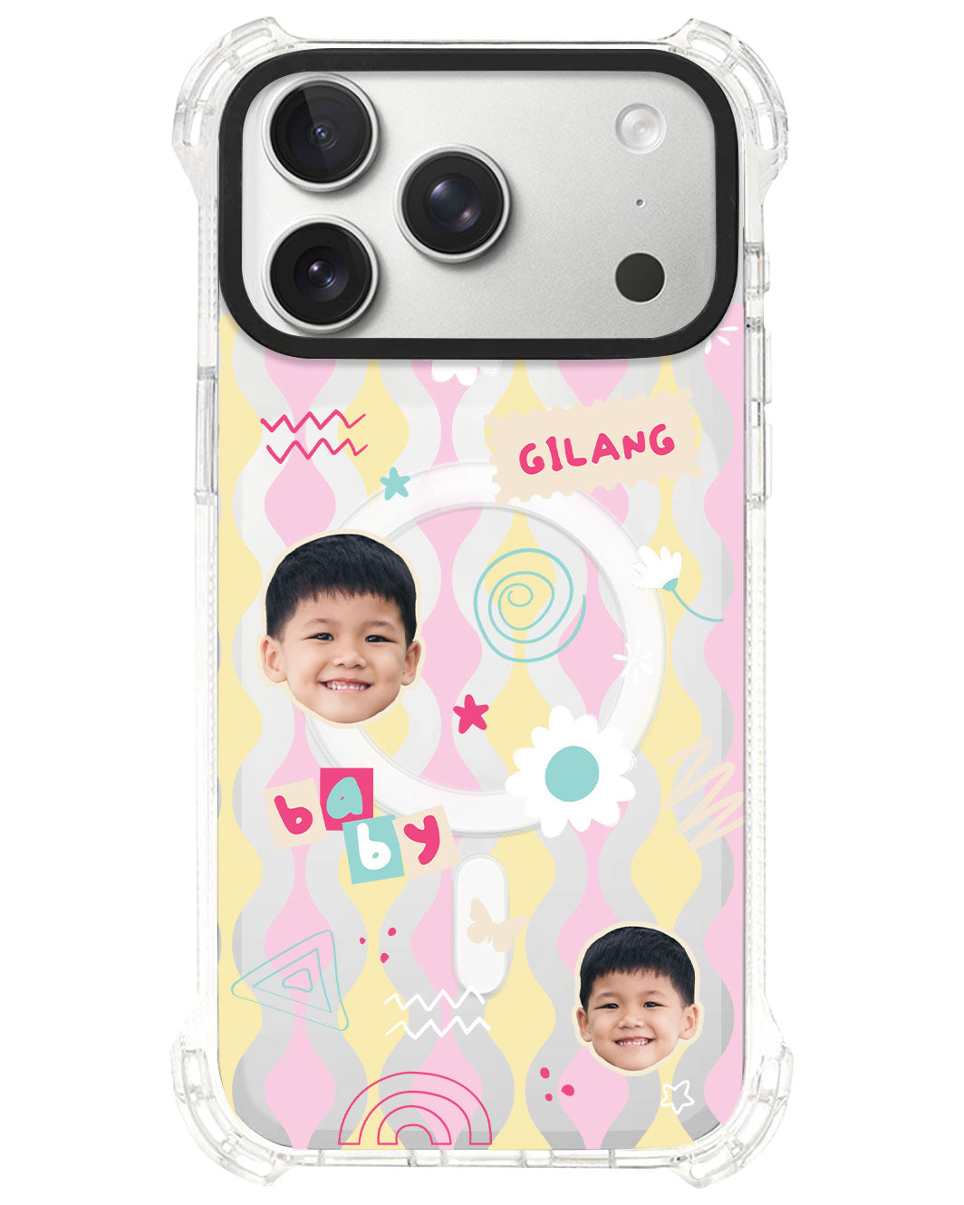 iPhone Rearguard UltimateS⁴ - Face Grid Abstract