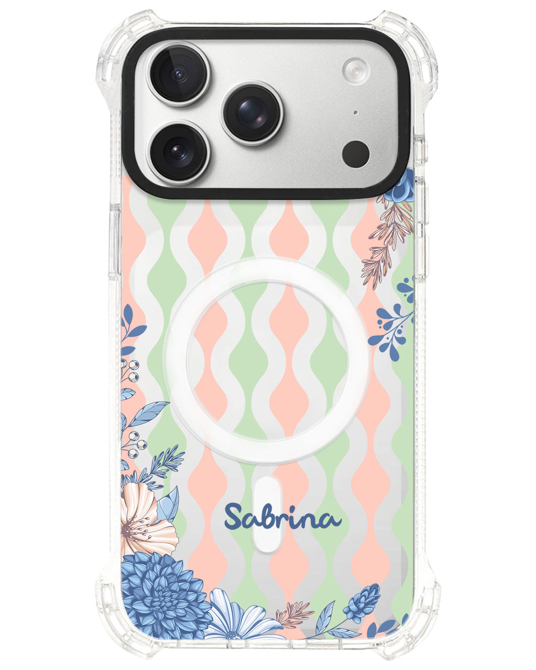 iPhone Ultimate Model-S⁴ - Blue Florals