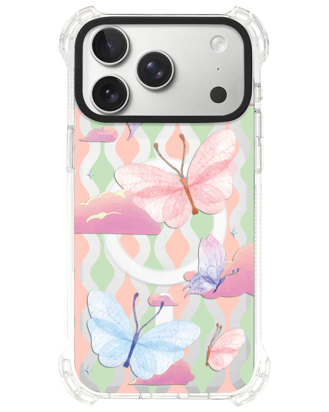 iPhone Rearguard UltimateS⁴ - Butterfly & Clouds