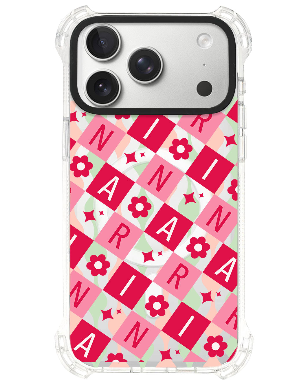 iPhone Rearguard UltimateS⁴ - CUSTOM MONOGRAM 3.0 Flower Grid 1.0