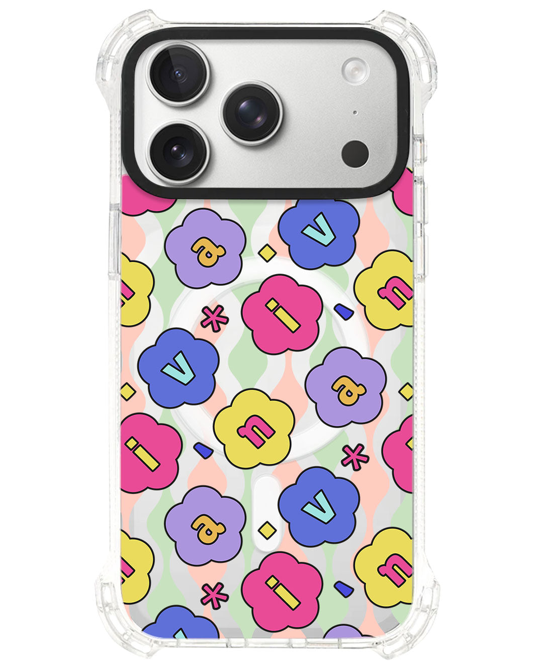 iPhone Rearguard UltimateS⁴ - CUSTOM MONOGRAM 3.0 Flower Petals 2.0