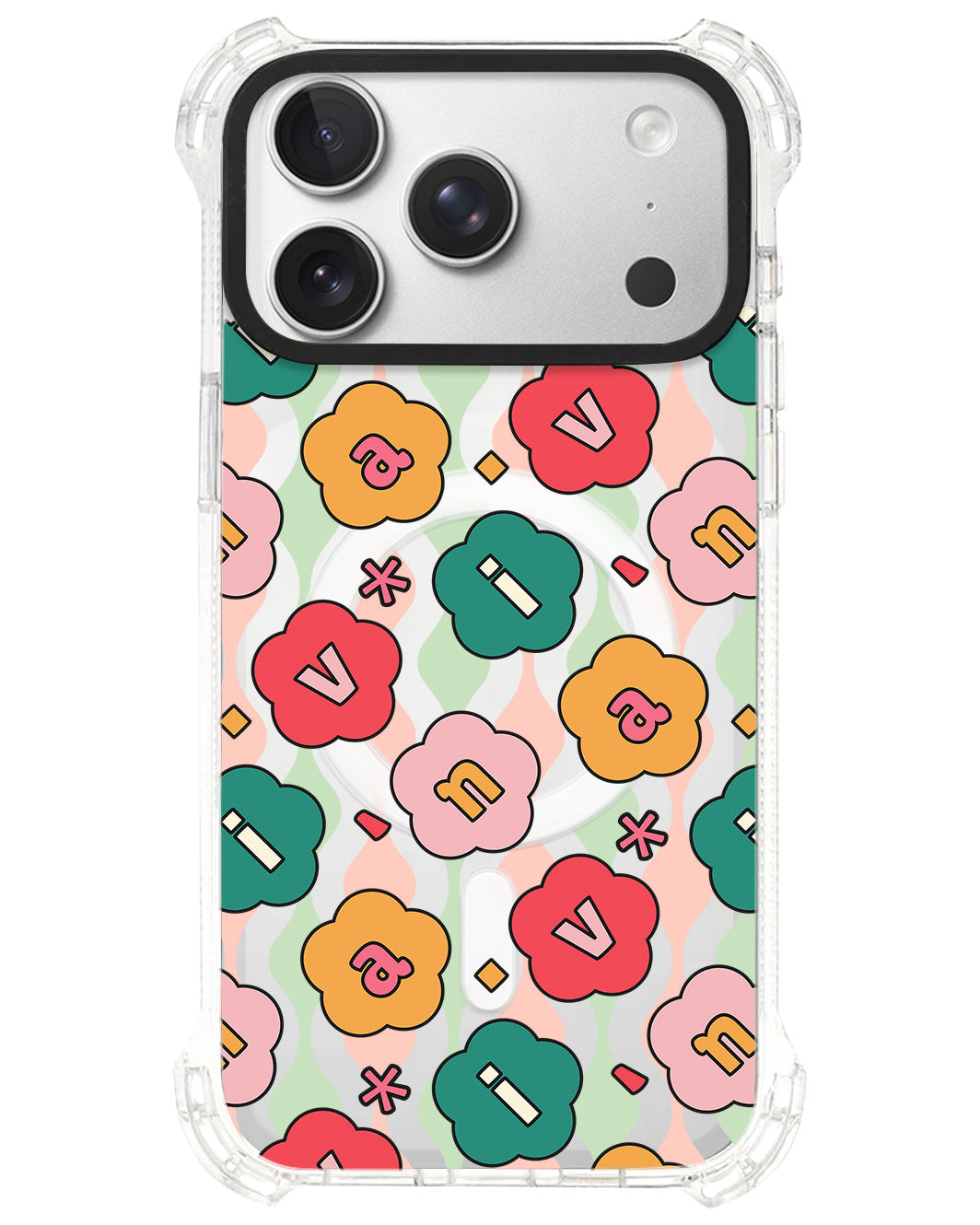 iPhone Rearguard UltimateS⁴ - CUSTOM MONOGRAM 3.0 Flower Petals 3.0