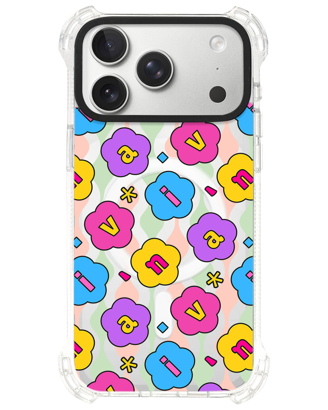 iPhone Ultimate Model-S⁴ - CUSTOM MONOGRAM 3.0 Flower Petals 4.0
