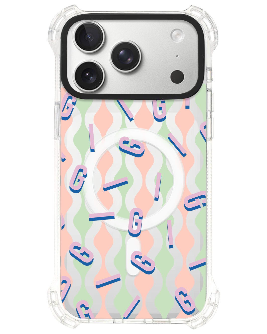 iPhone Rearguard UltimateS⁴ - CUSTOM MONOGRAM 1.0 Cotton Candy