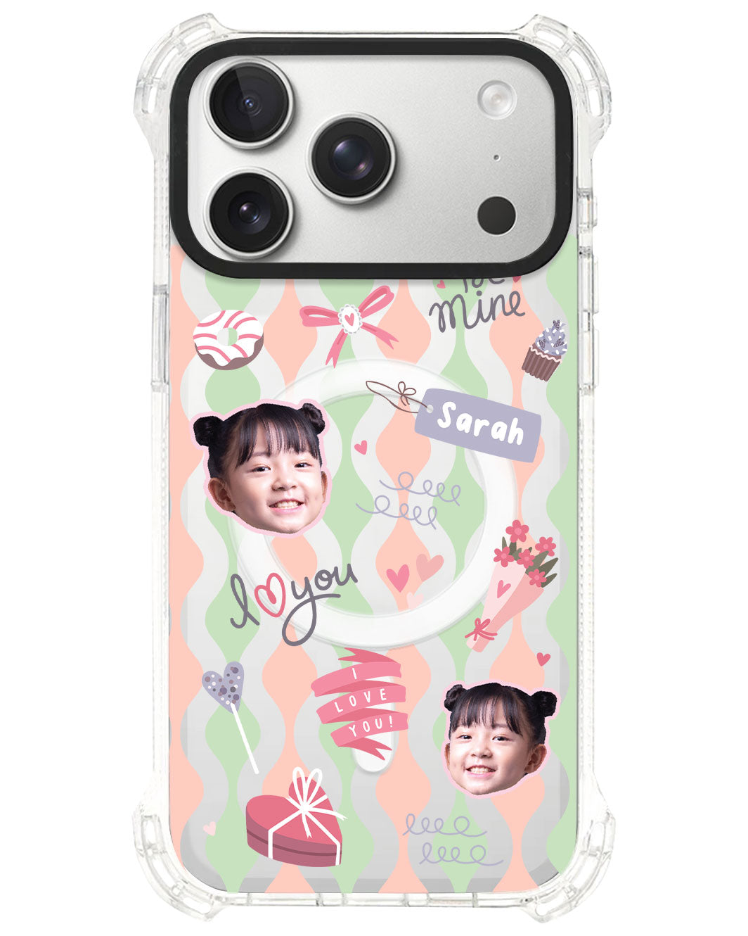 iPhone Rearguard UltimateS⁴ - Face Grid Lovely