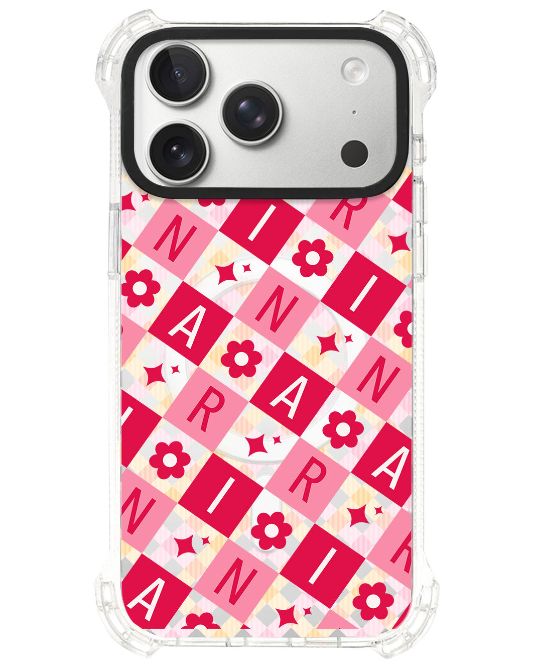 iPhone Rearguard UltimateS⁴ - CUSTOM MONOGRAM 3.0 Flower Grid 1.0