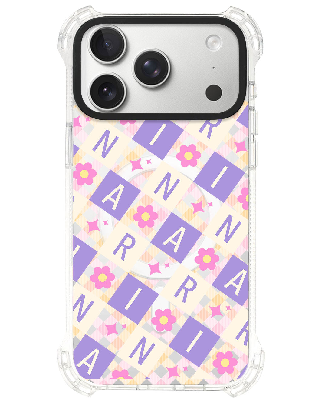 iPhone Rearguard UltimateS⁴ - CUSTOM MONOGRAM 3.0 Flower Grid 3.0