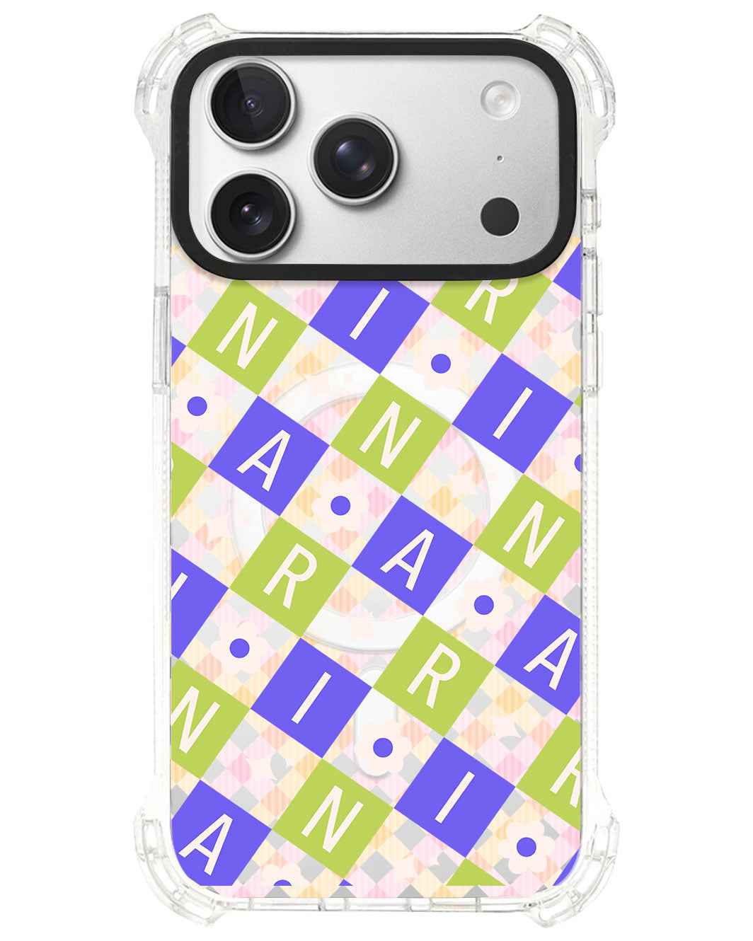 iPhone Rearguard UltimateS⁴ - CUSTOM MONOGRAM 3.0 Flower Grid 5.0