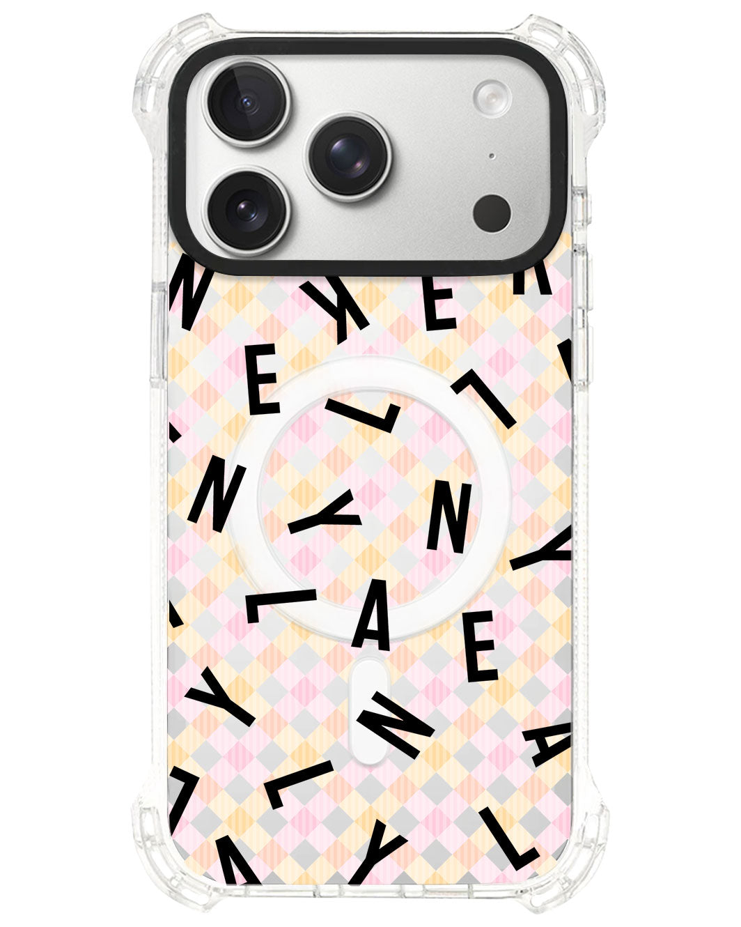 iPhone Ultimate Model-S⁴ - CUSTOM MONOGRAM 1.0 Noir