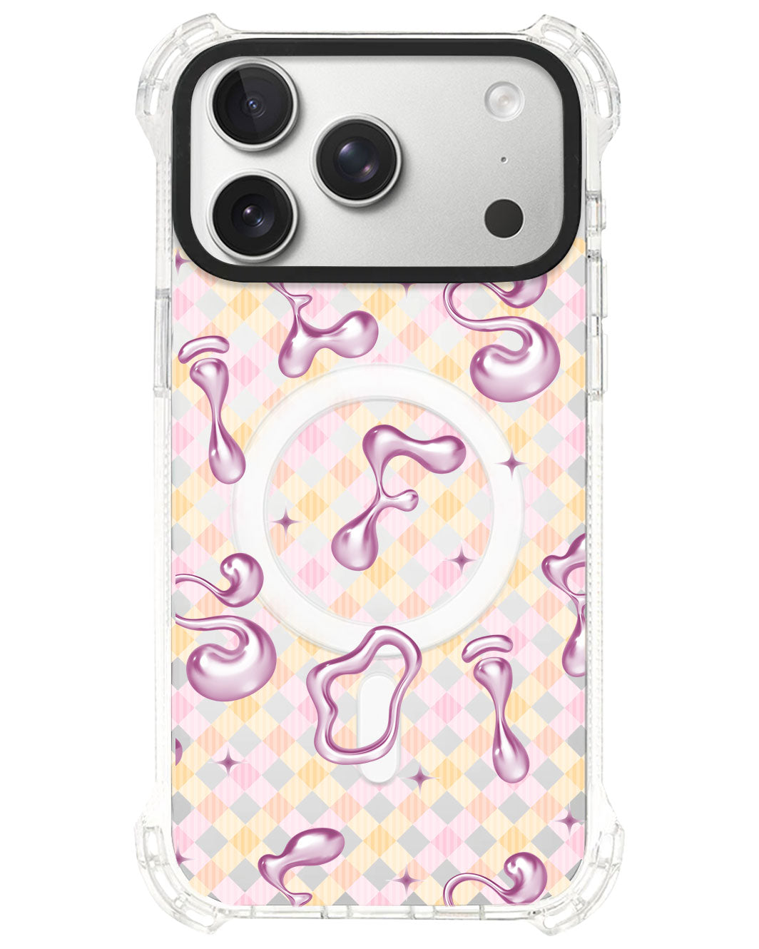 iPhone Rearguard UltimateS⁴ - Pink Chrome Monogram