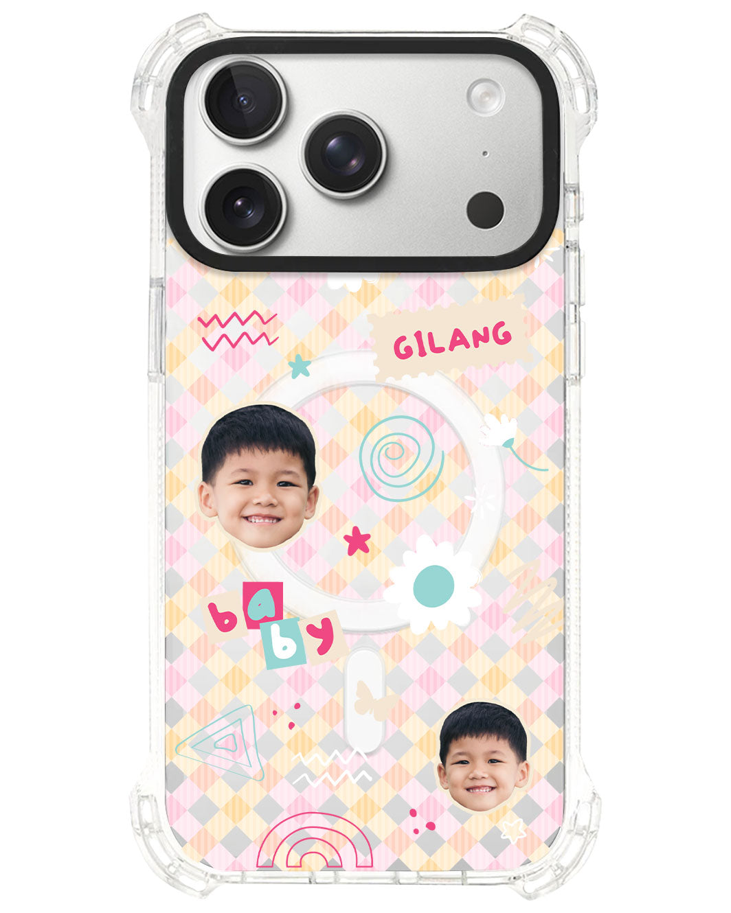 iPhone Rearguard UltimateS⁴ - Face Grid Abstract