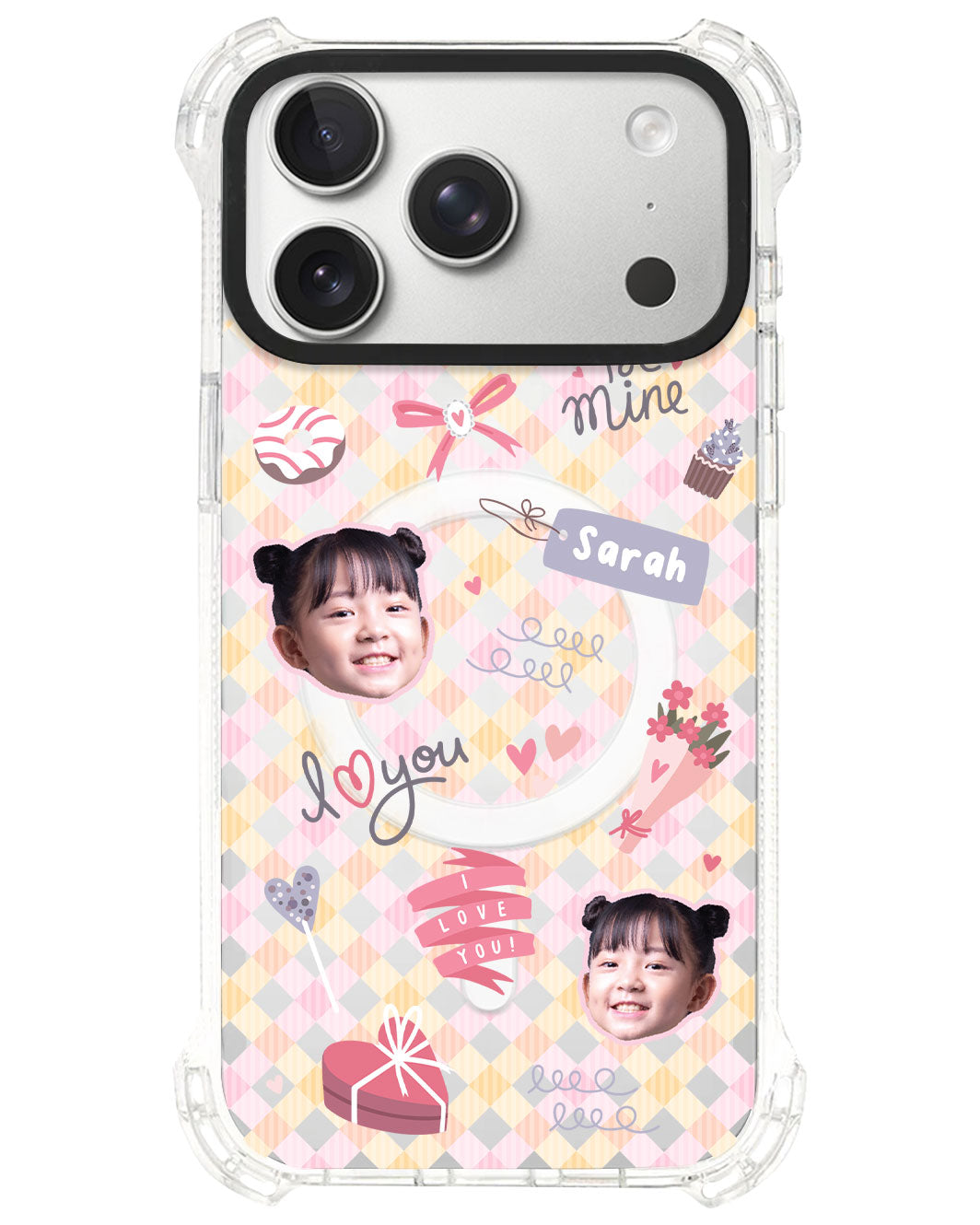 iPhone Rearguard UltimateS⁴ - Face Grid Lovely