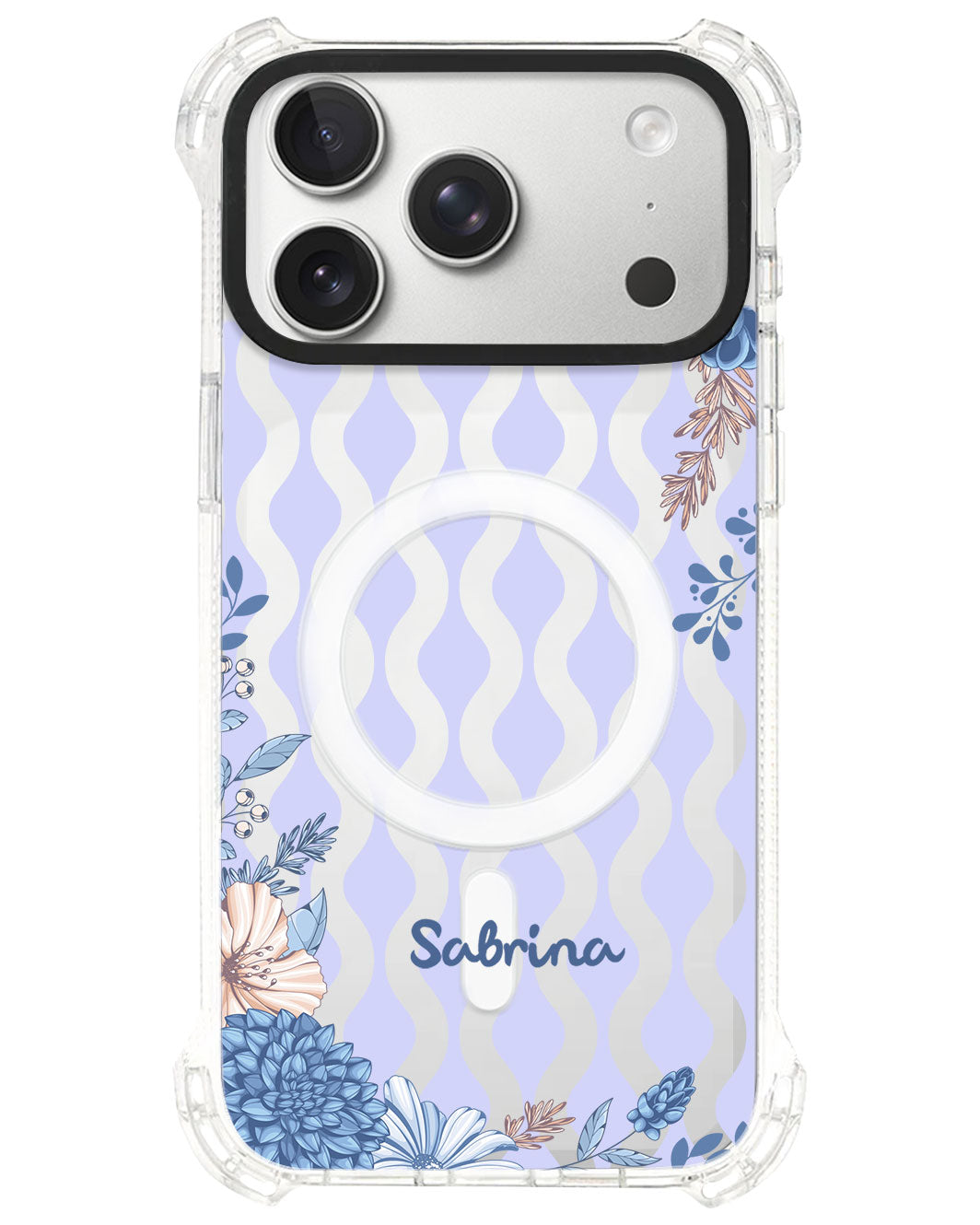 iPhone Rearguard UltimateS⁴ - Blue Florals