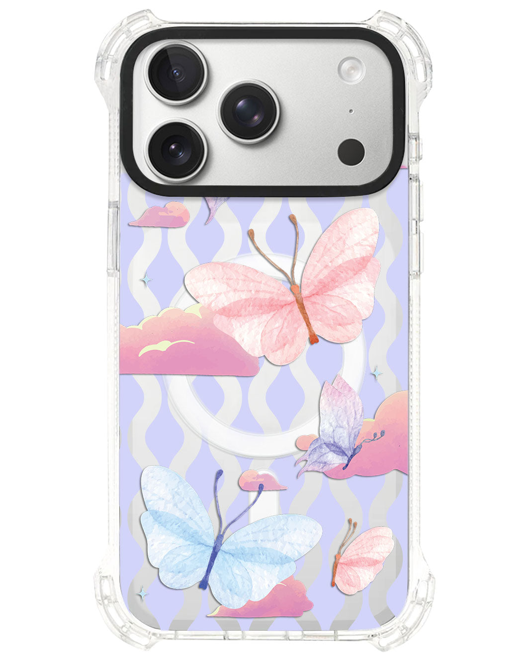 iPhone Rearguard UltimateS⁴ - Butterfly & Clouds