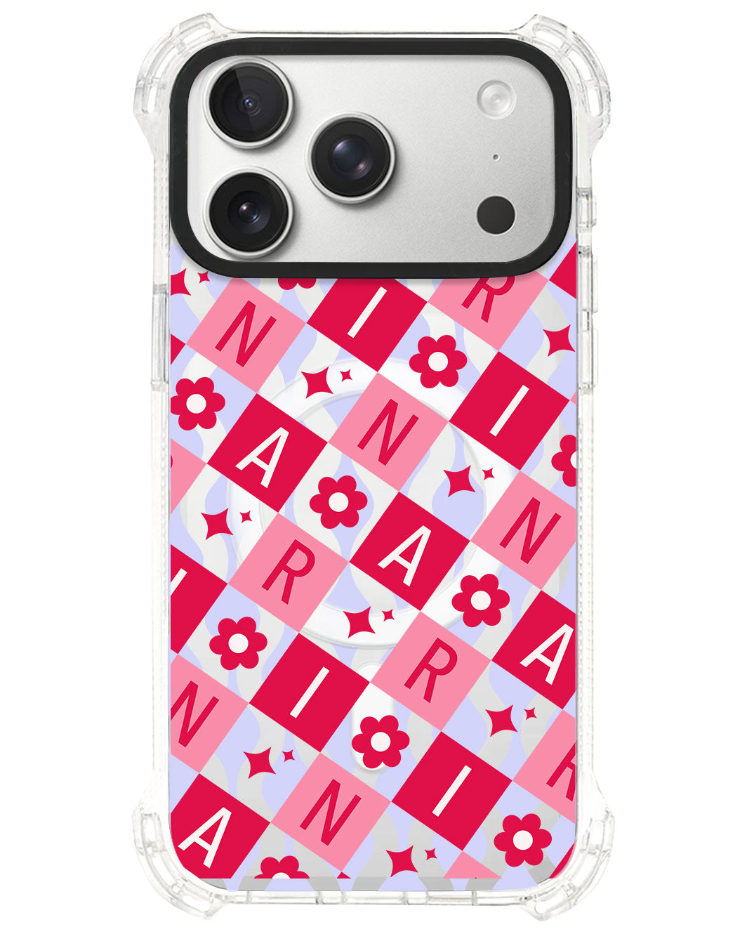 iPhone Rearguard UltimateS⁴ - CUSTOM MONOGRAM 3.0 Flower Grid 1.0