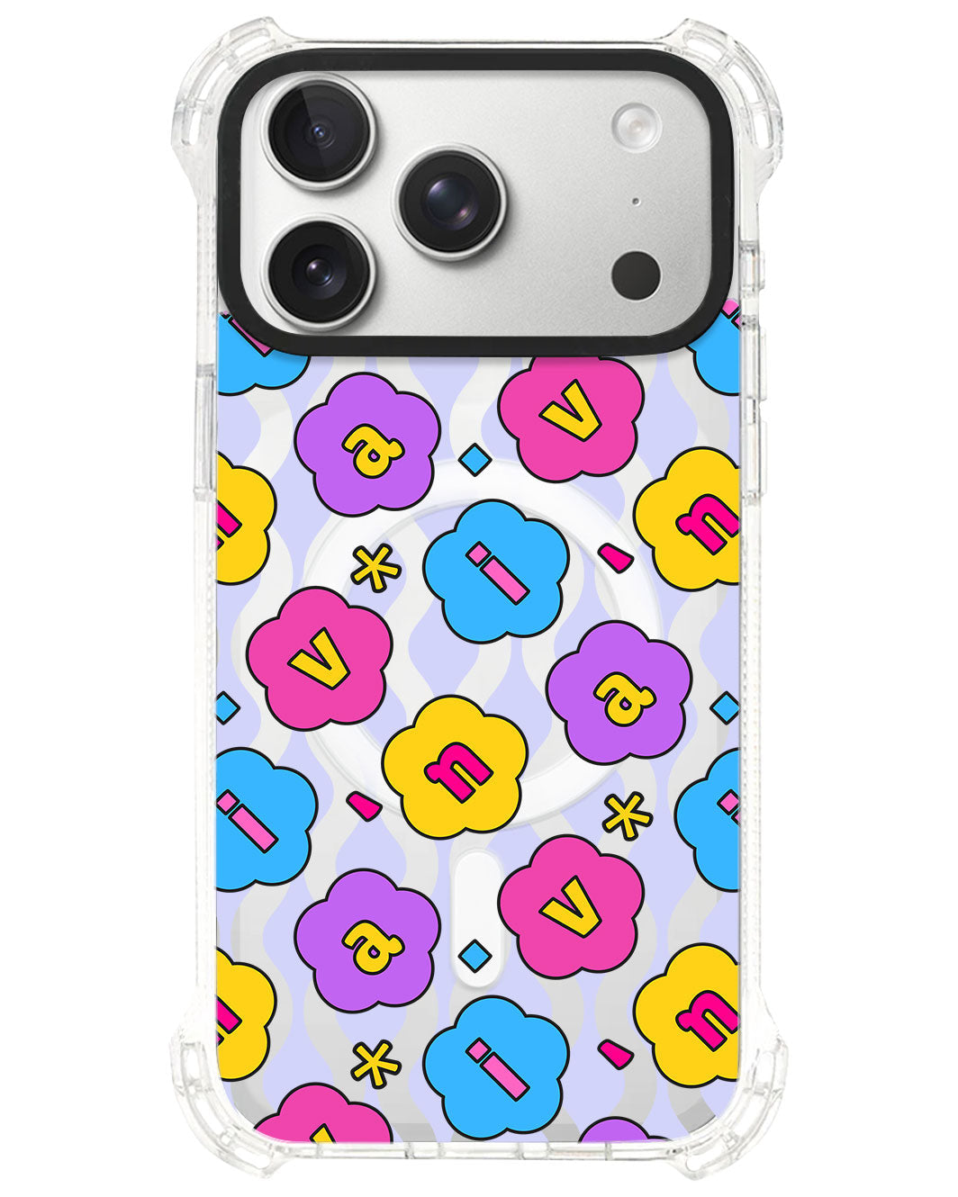 iPhone Ultimate Model-S⁴ - CUSTOM MONOGRAM 3.0 Flower Petals 4.0