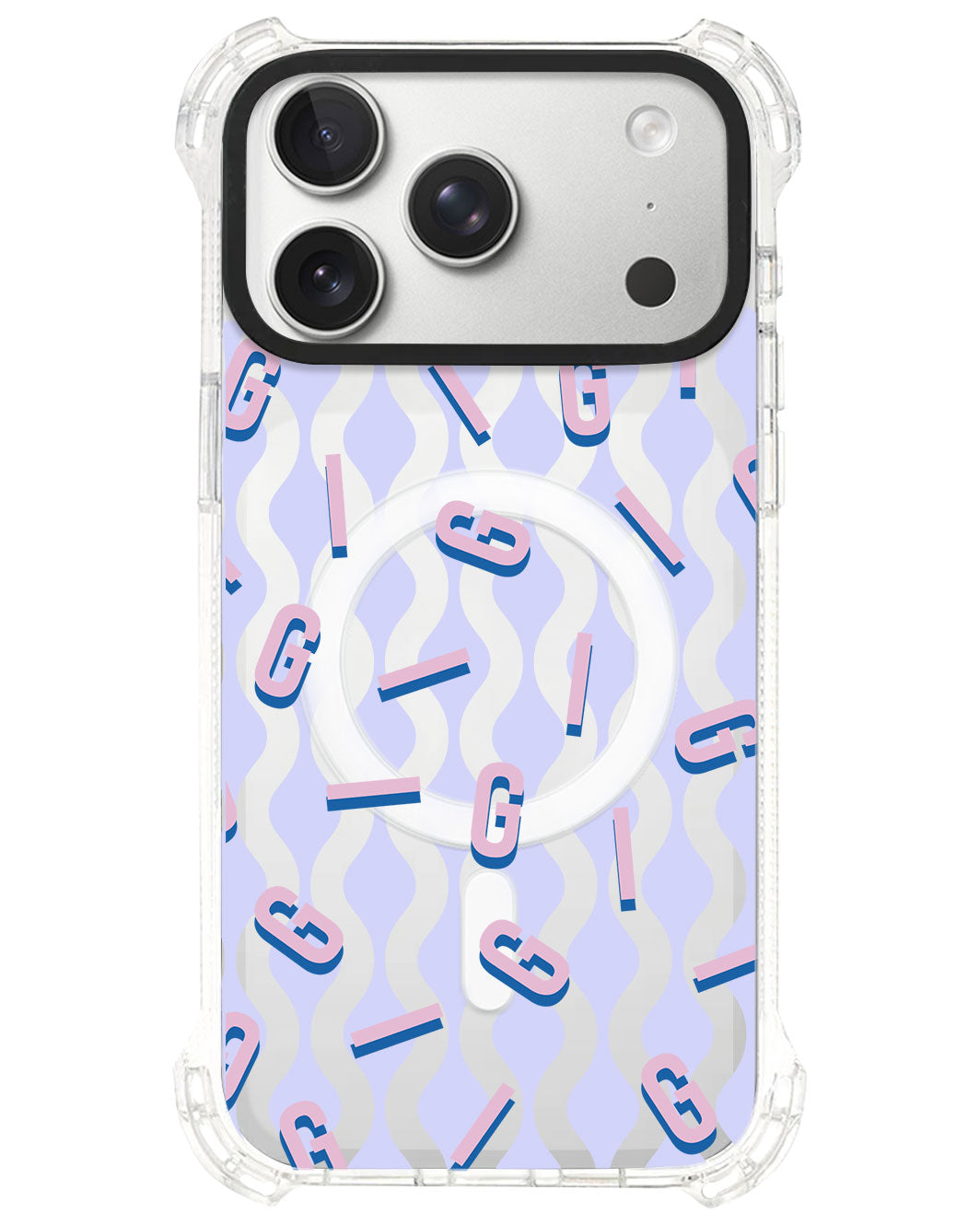 iPhone Rearguard UltimateS⁴ - CUSTOM MONOGRAM 1.0 Cotton Candy