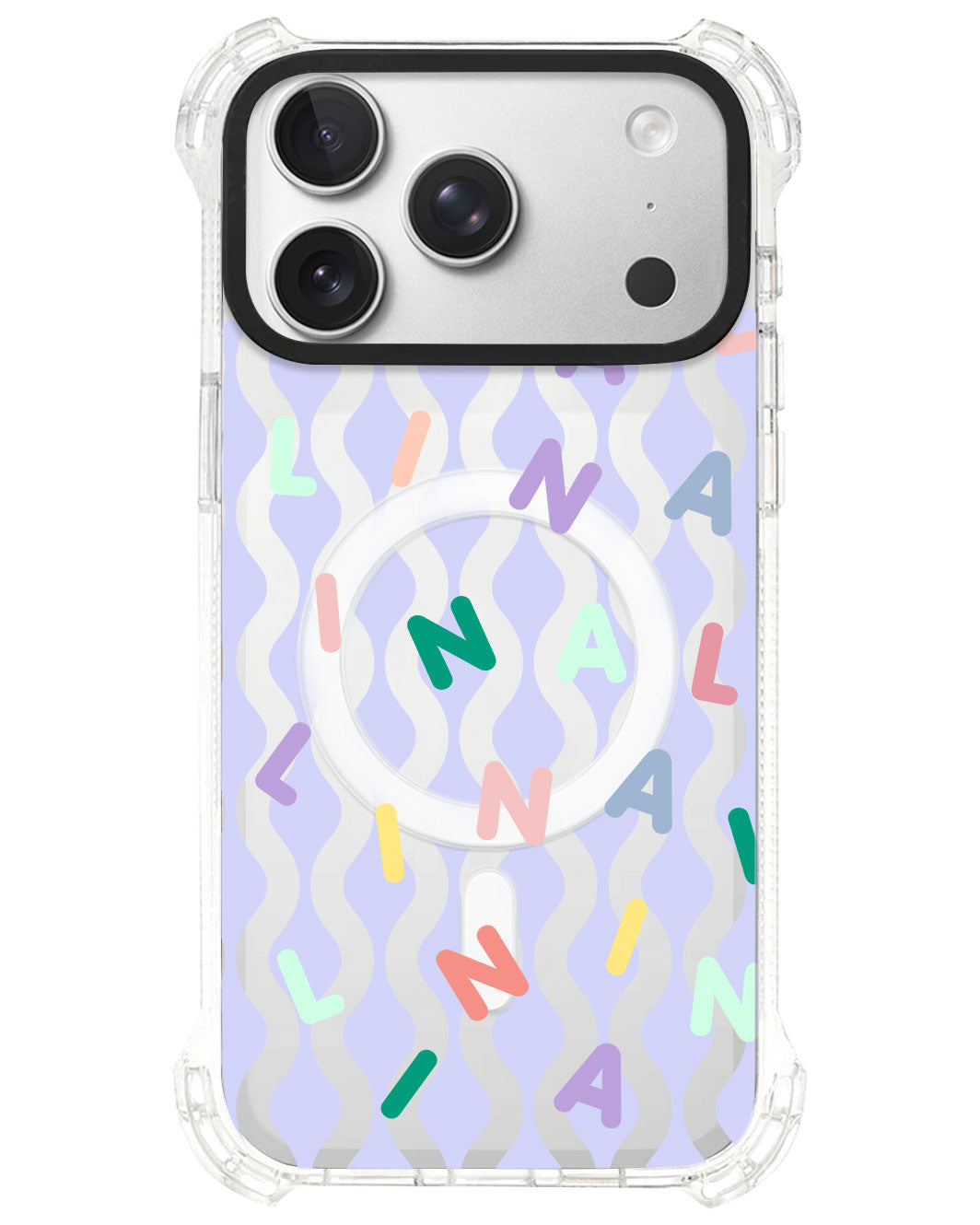 iPhone Rearguard UltimateS⁴ - CUSTOM MONOGRAM 2.0 Rainbow