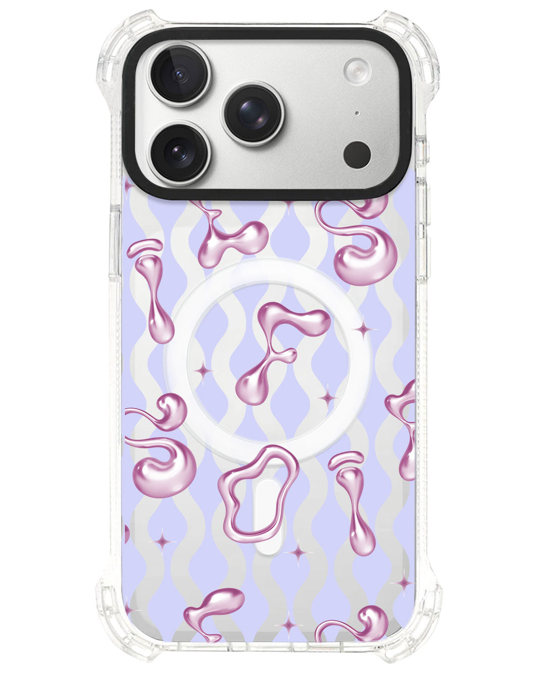 iPhone Rearguard UltimateS⁴ - Pink Chrome Monogram