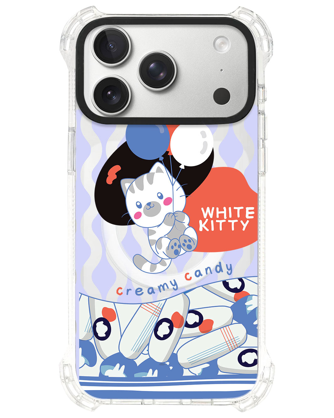 iPhone Rearguard UltimateS⁴ - White Kitty
