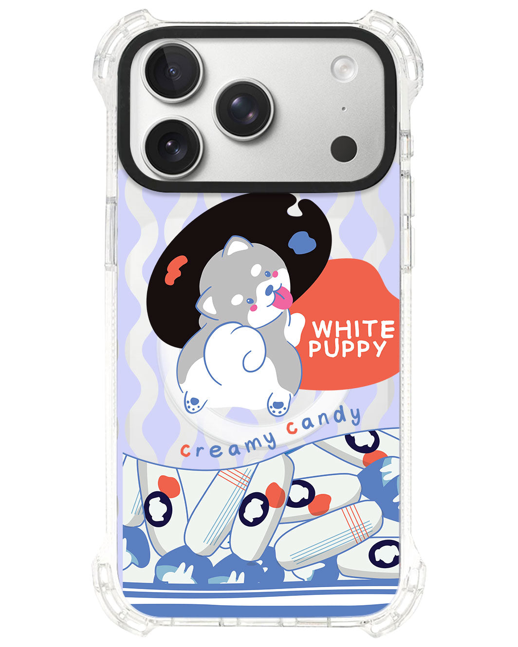 iPhone Rearguard UltimateS⁴ - White Puppy