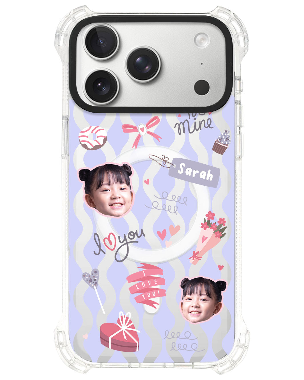 iPhone Rearguard UltimateS⁴ - Face Grid Lovely