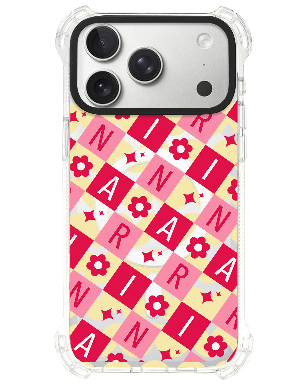 iPhone Rearguard UltimateS⁴ - CUSTOM MONOGRAM 3.0 Flower Grid 1.0