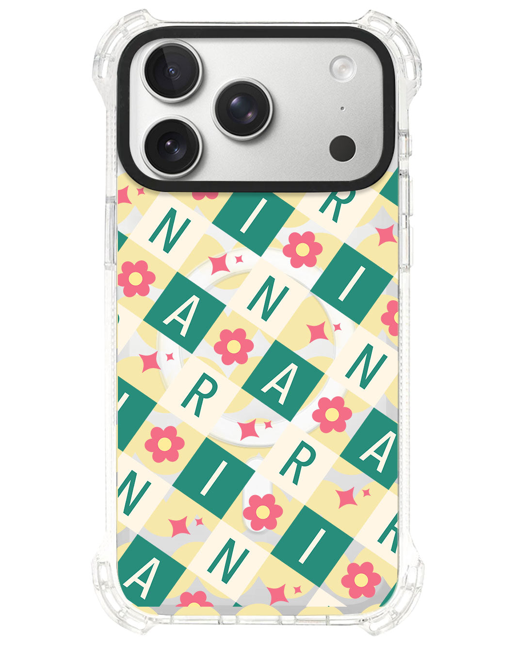 iPhone Rearguard UltimateS⁴ - CUSTOM MONOGRAM 3.0 Flower Grid 4.0